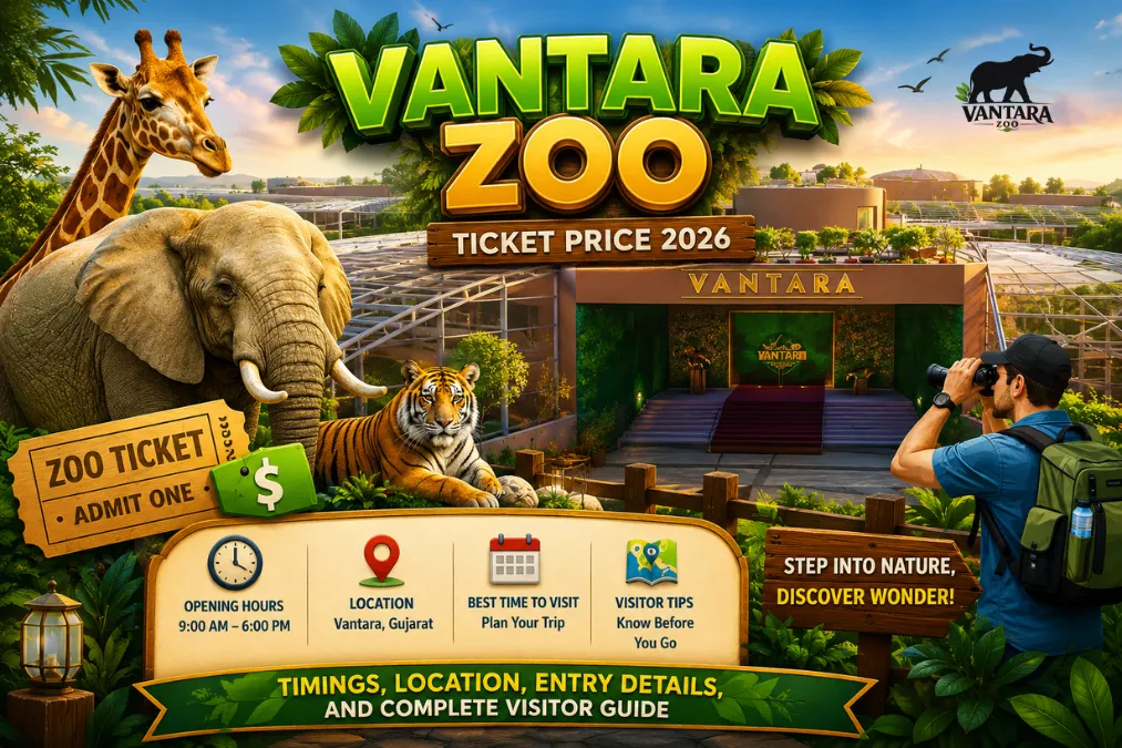 Vantara Zoo Ticket Price